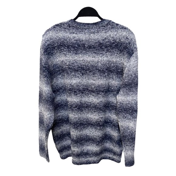 VRST Mens Size M Navy Blue Relaxed Cozy Fit Classic Crew Neck Pullover Sweater - Picture 4 of 9